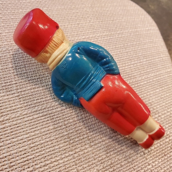 Vintage/antique 1920s/30s celluloid boy rattle toy - Picture 2 of 4